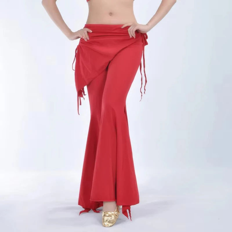 Tribal Belly Dance Flare Pants | Bead Detail | 15 Colors