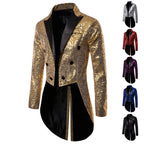 Sequin Tailcoat | Contrast Lapels