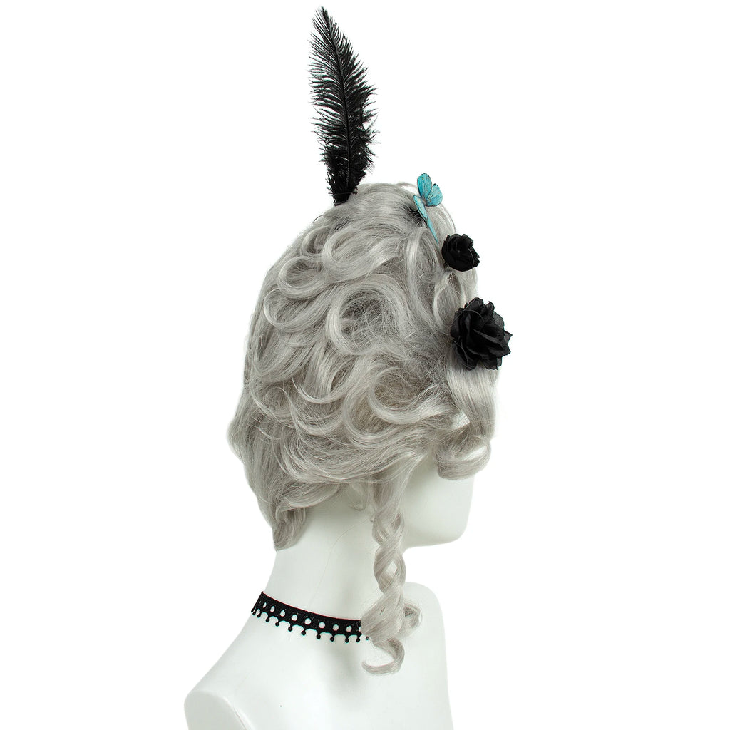 Victorian Rococo Beehive Wig | 18th Century Baroque | Curly Synthetic