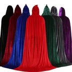 Hooded Velvet Costume Cloak