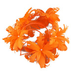 Feather Flower Headdress | Stage & Bridal Headpiece | 16 Colors