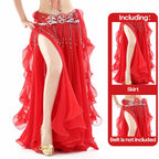 Belly Dance Skirt | Chiffon Double Slit