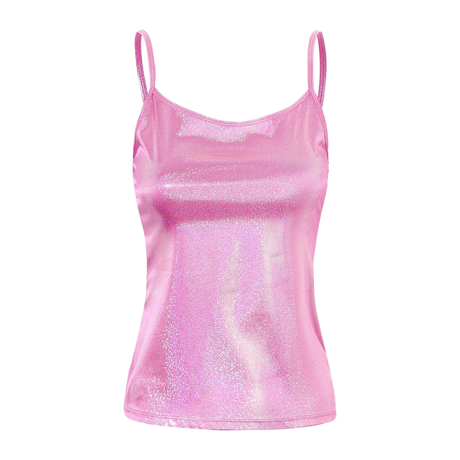 Metallic Cami Vest Top | Rave Festival Tank