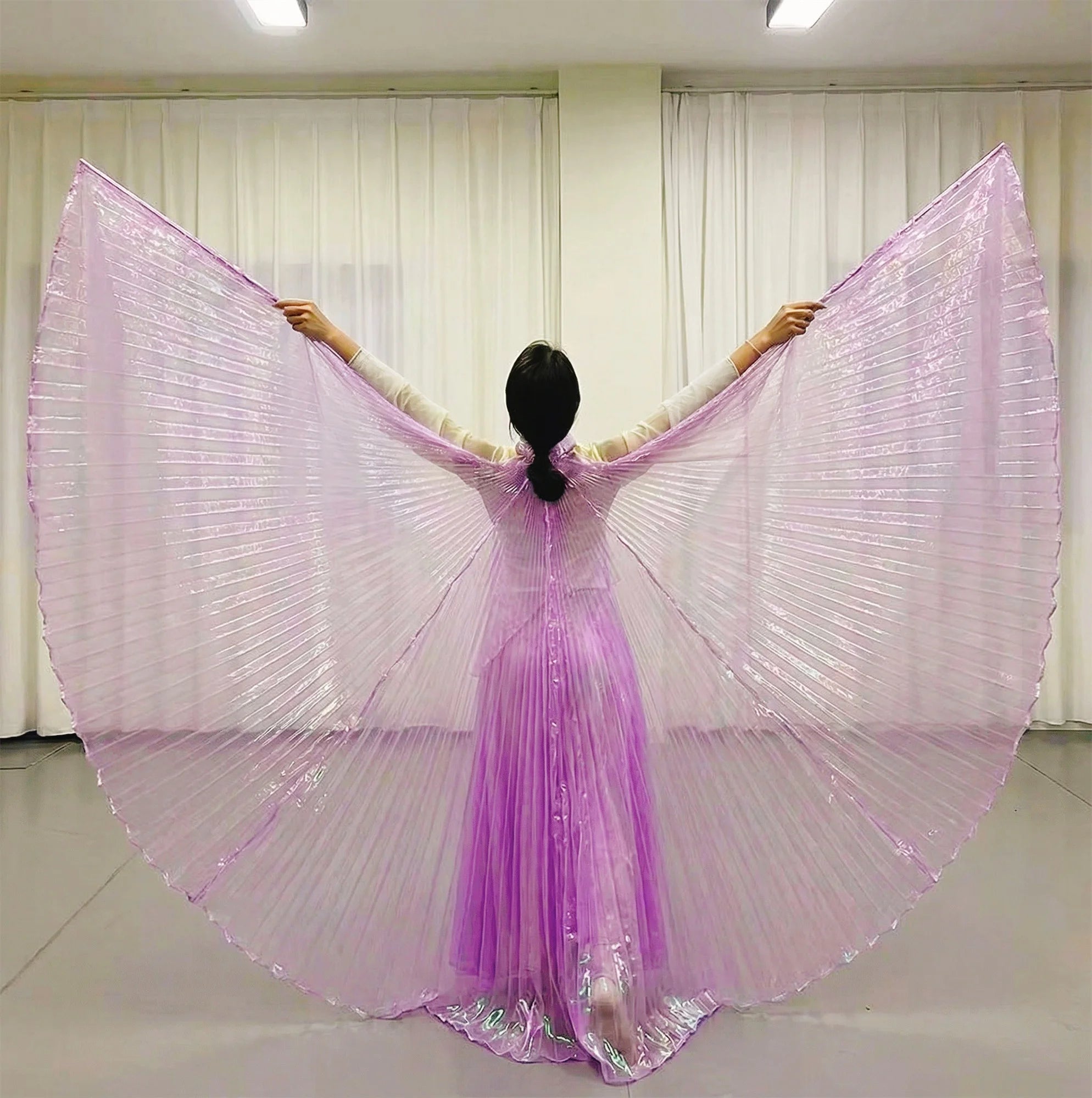 Belly Dance Isis Wings | Iridescent | Split & Solid