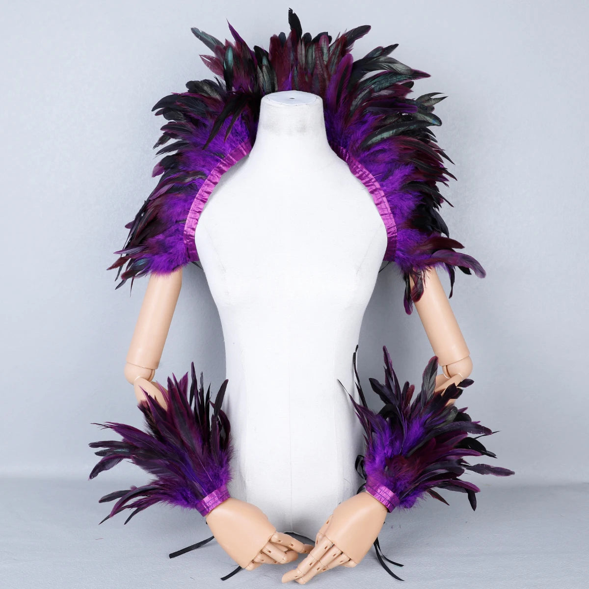 Feather Shoulder Wrap & Epaulettes | Showgirl, Drag & Festival | 28 Colours