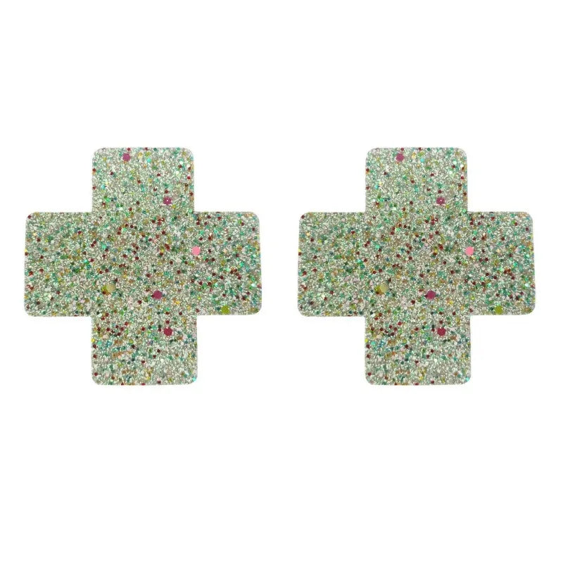 Glow-in-the-Dark Glitter Nipple Pasties | Multi-Shape