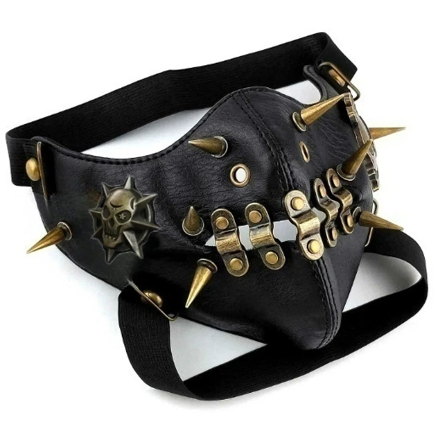 Steampunk Half-Face Mask | Gear & Spike | 10 Styles