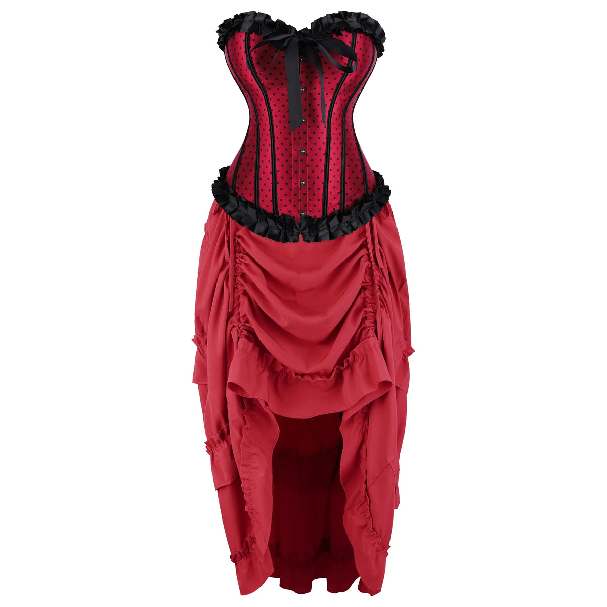 Gothic Overbust Corset | Skirt Options