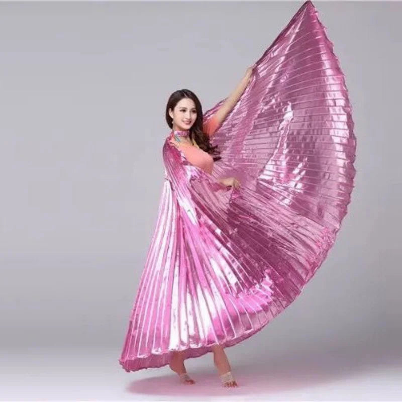 Belly Dance Wings | Pleated | Adjustable Sticks