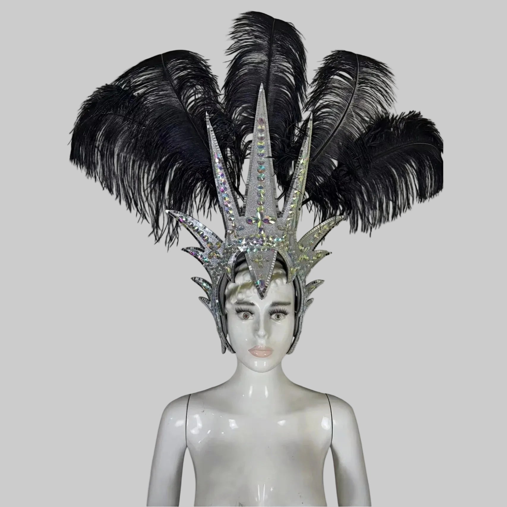Feather Headdress - Samba Carnival Performance Crown