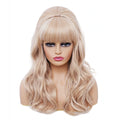 Blonde Bouffant Wig | Waves & Bangs