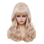 Blonde Bouffant Wig | Waves & Bangs