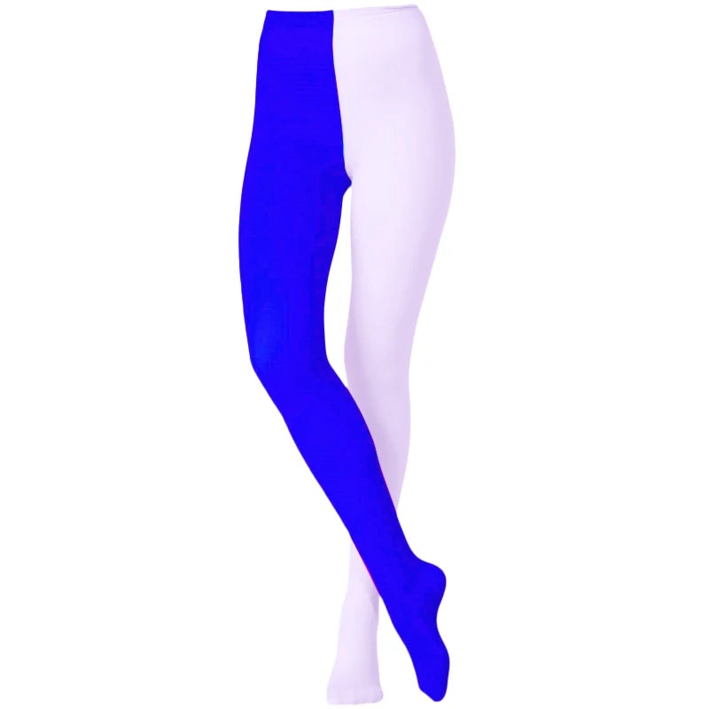 Two-Tone Colorblock Tights | Dopamine Colors | 27 Combos