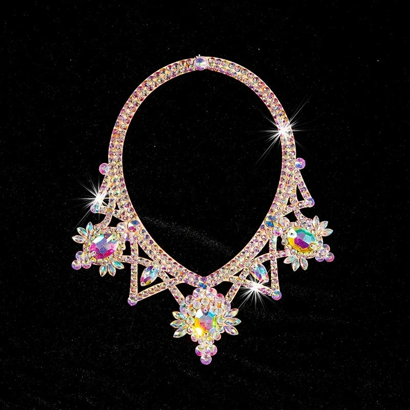 Rhinestone Statement Necklace | Belly Dance & Oriental Dance