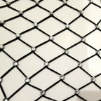 Rhinestone Diamond Fishnet Tights | Crystal Pantyhose | One Size