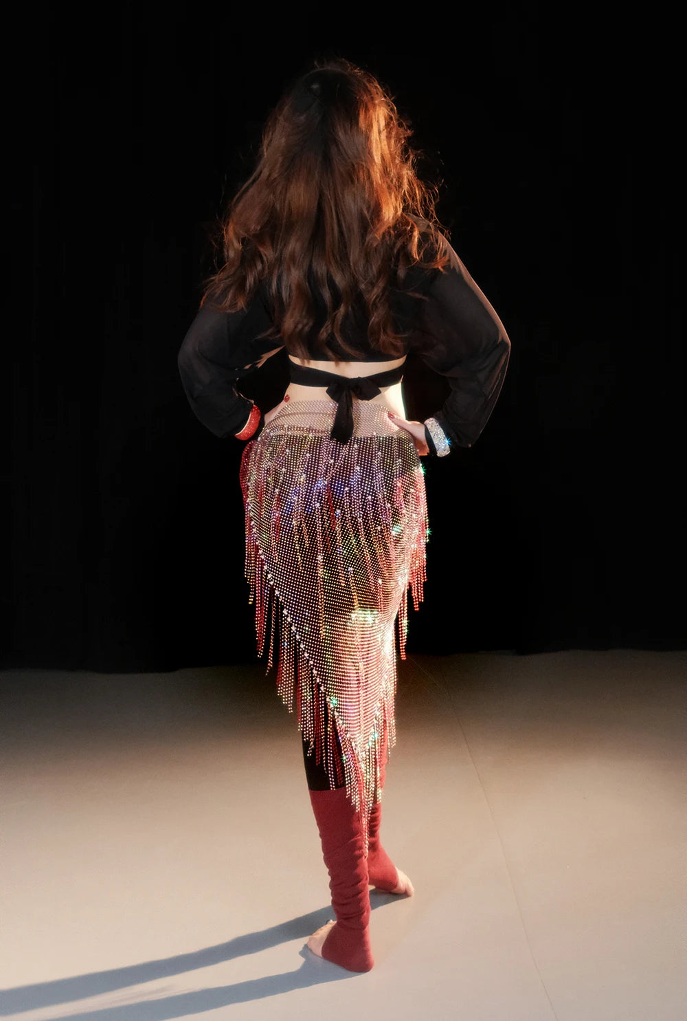 Belly Dance Practice Set | Tank Top, Leggings & Stockings