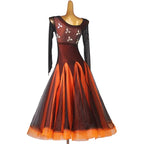 Ombre Ballroom Dance Dress | Waltz Competition Gown | XXS-XXL
