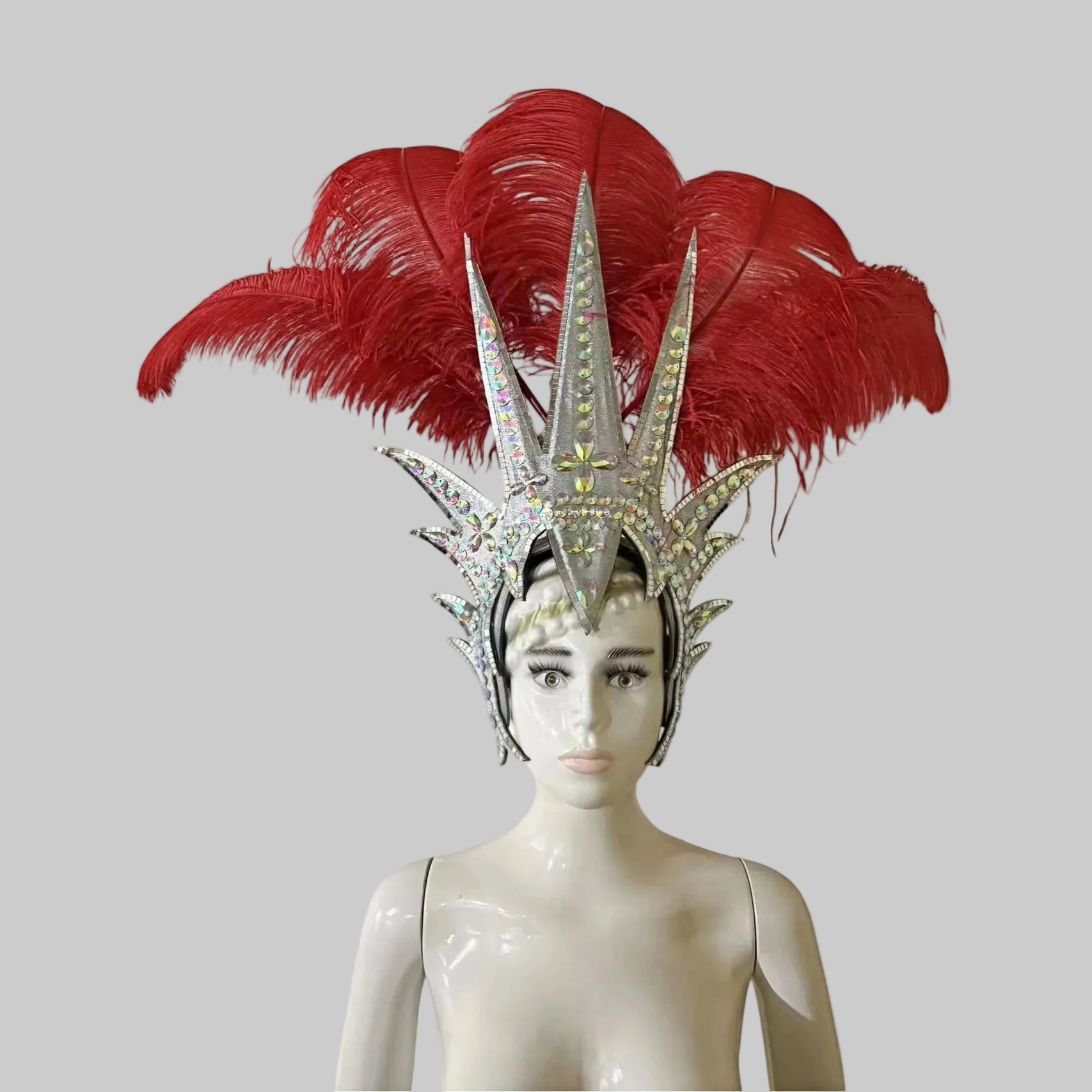 Feather Headdress - Samba Carnival Performance Crown