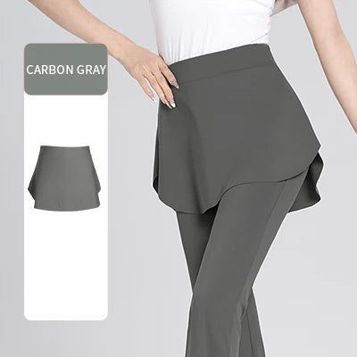 Curved Ballet Wrap Skirt | Side Split | Women | S–XXL