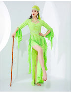 Saidi Baladi Dress | Floral Lace 4-Piece Set