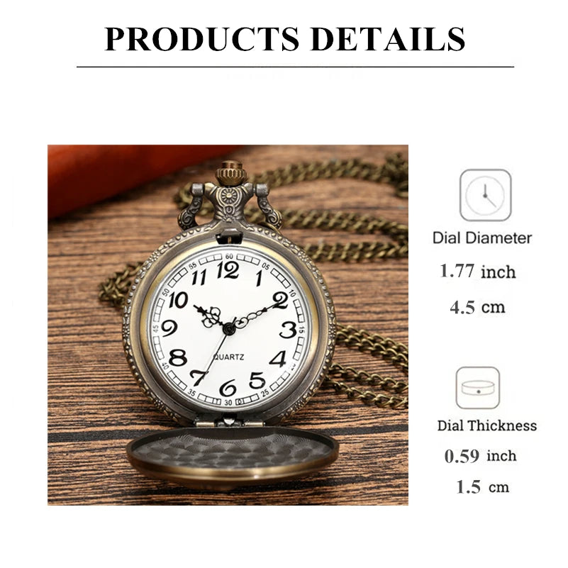 Steampunk Pocket Watch | Steam Train Detail