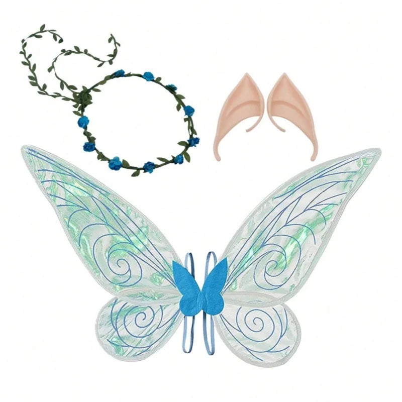 Fairy Accessory Set | Iridescent Butterfly Wings