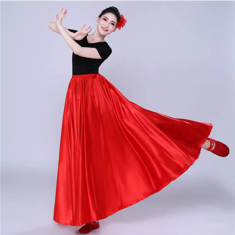 Satin Dance Skirt | Full Swing