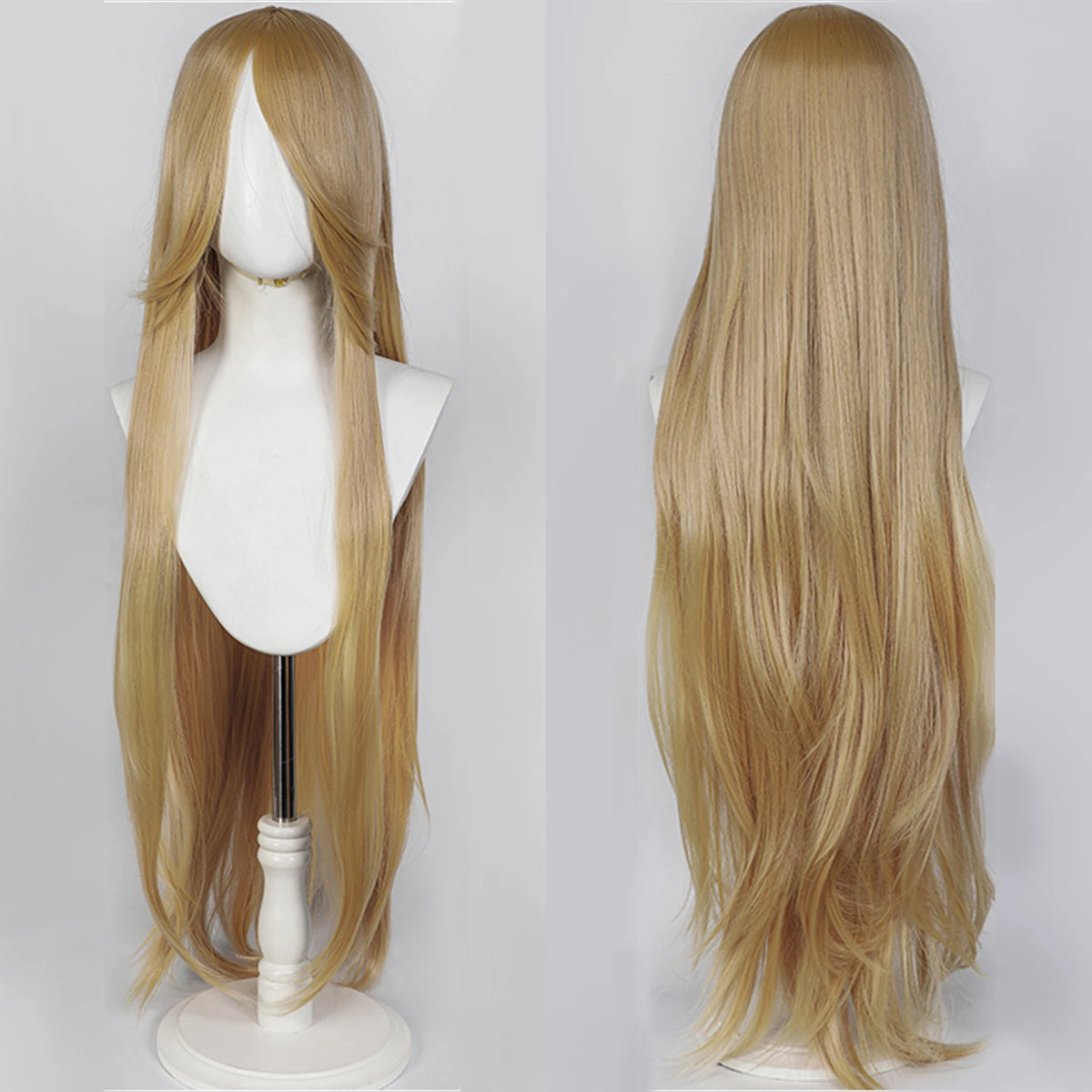 Long Straight Wig | Fringe | 100 cm