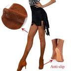 Multi-Layer Waving Fishnet Dance Tights — Ballroom & Latin Performance Stockings