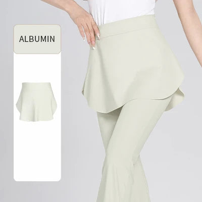 Curved Ballet Wrap Skirt | Side Split | Women | S–XXL