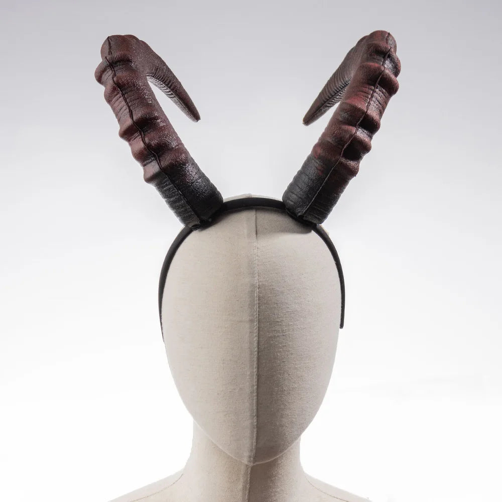 Demon Horn Headband | Faux Leather | Gothic & Halloween