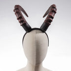 Demon Horn Headband | Faux Leather | Gothic & Halloween