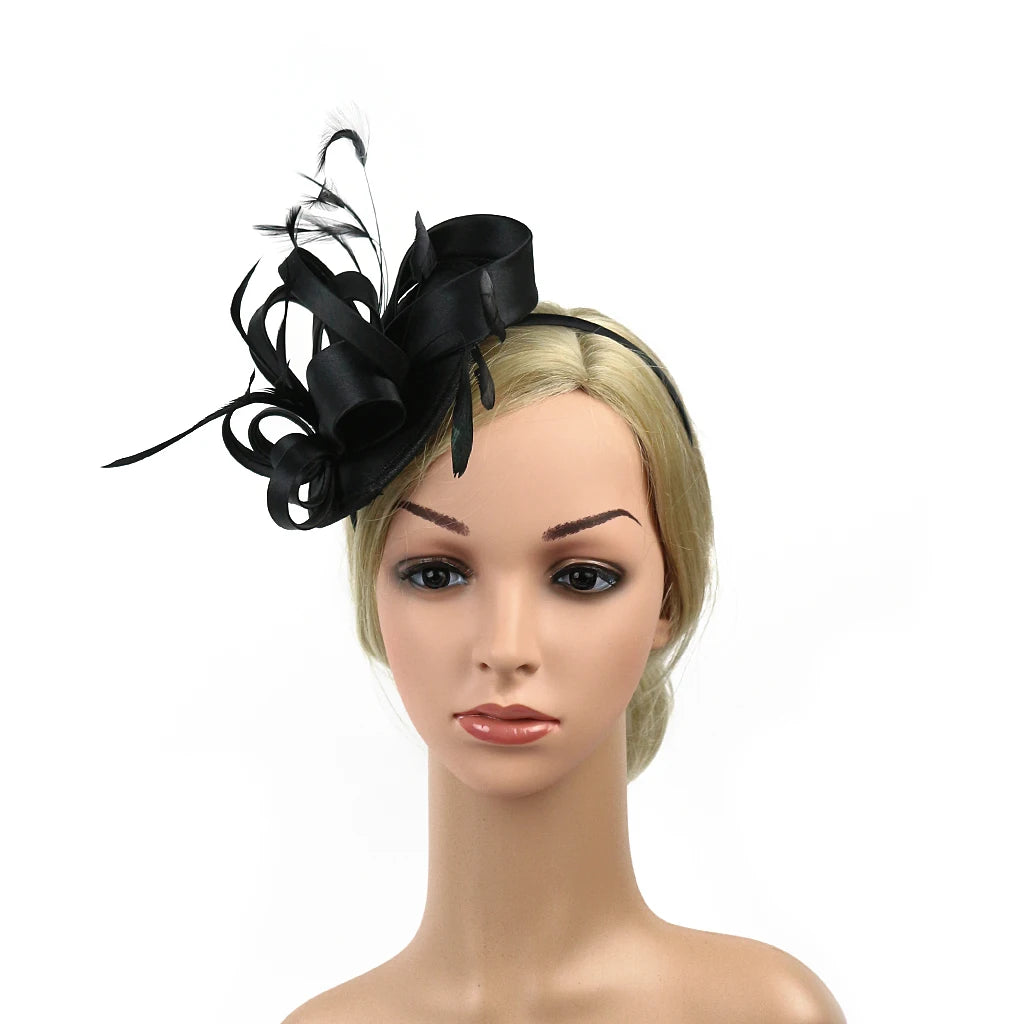 Feather Pillbox Fascinator Hat | Tea Party & Derby | 15 Colors
