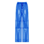 Transparent Trousers | Wide-Leg Color