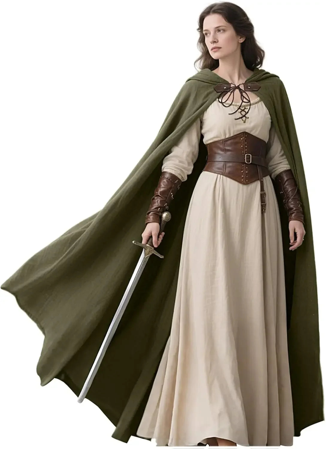 Medieval Hooded Cloak | Costume Cape