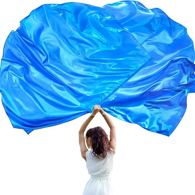 Praise Worship Dance Flags | Set of 2 | Silk Chiffon
