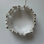 Rhinestone Choker | Wide Teardrop Collar