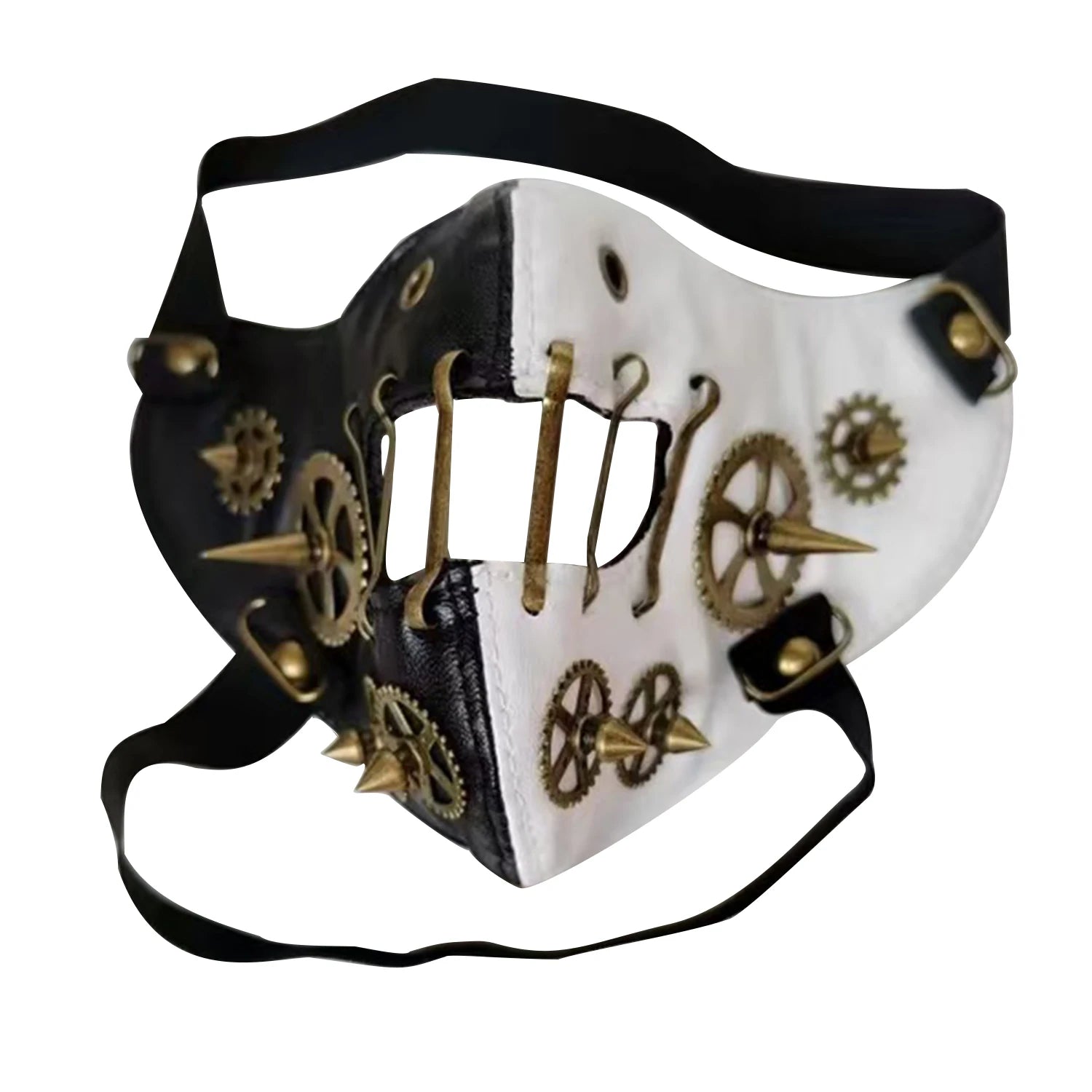 Steampunk Half-Face Mask | Gear & Spike | 10 Styles