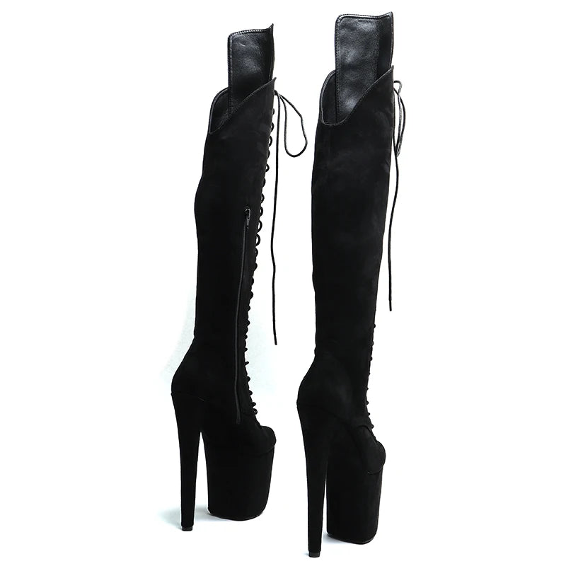 8-Inch Platform Thigh-High Boots - Exotic Dance Boots