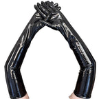 Glossy Opera Gloves | 53 cm