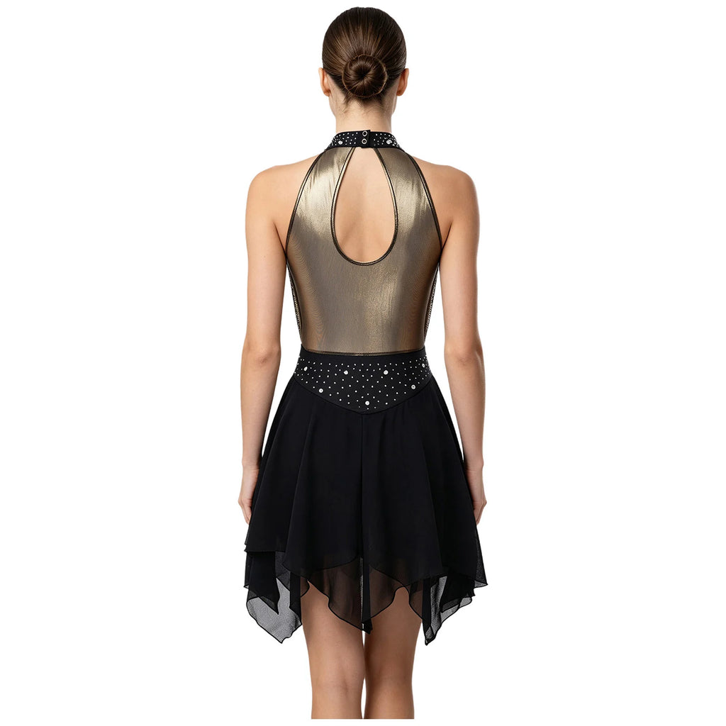 Starlight Metallic Rhinestone Lyrical Dance Dress