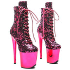 8-Inch Suede Platform Ankle Boots