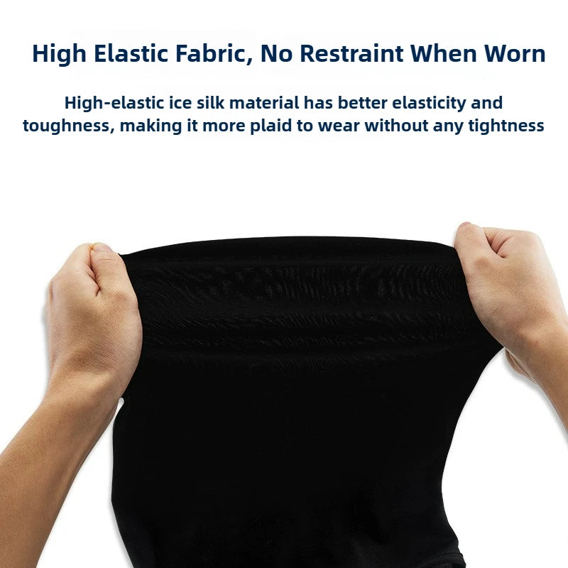 Black Full-Face Mask | Stretch Fabric Balaclava