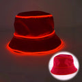 LED EL Wire Glow Bucket Hat | 7 Colors