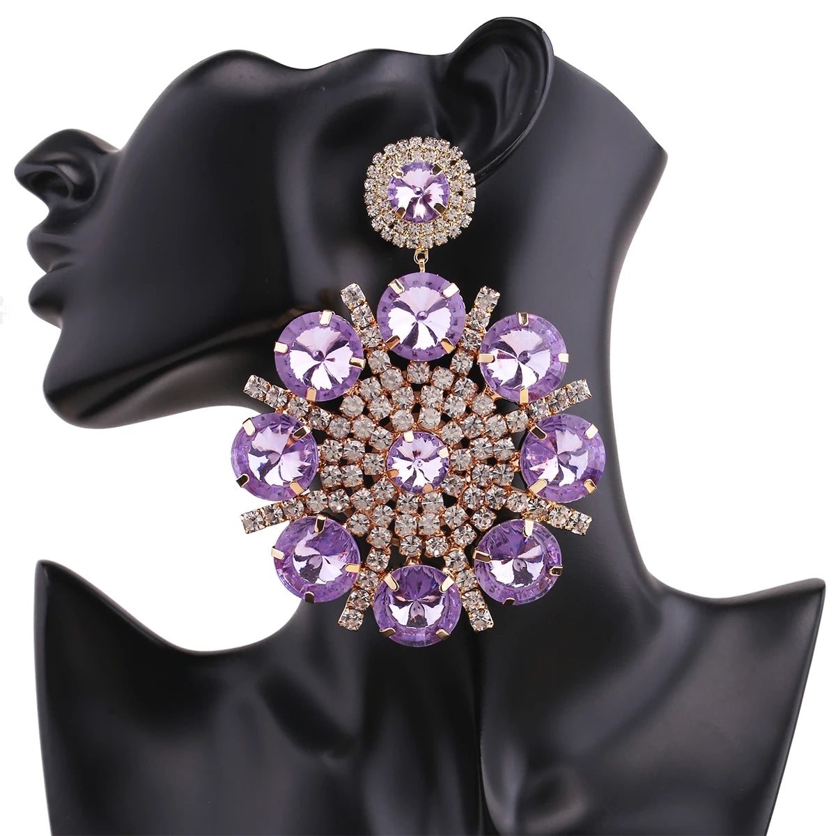 Pearl & Rhinestone Drop Earrings | 7 Colors