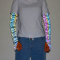 Holographic Reflective Arm Sleeves | Festival & Rave Accessory | 5 Prints
