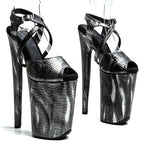 9-Inch Gradient Platform Slipper Sandals - High Heel Performance Shoes