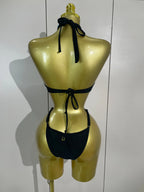 Crystal Diamond Cut-Out Bodysuit | Handmade | XS–L