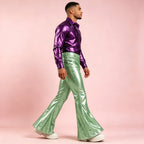 Men's Sequin Pants | Disco Bell-Bottoms