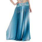 Belly Dance Chiffon Skirt | Gradient Color Full Circle
